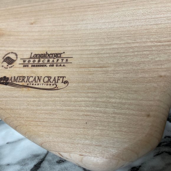 Longaberger American Craft Traditions Board Act-Cheese & Serving Crock - Picture 7 of 7